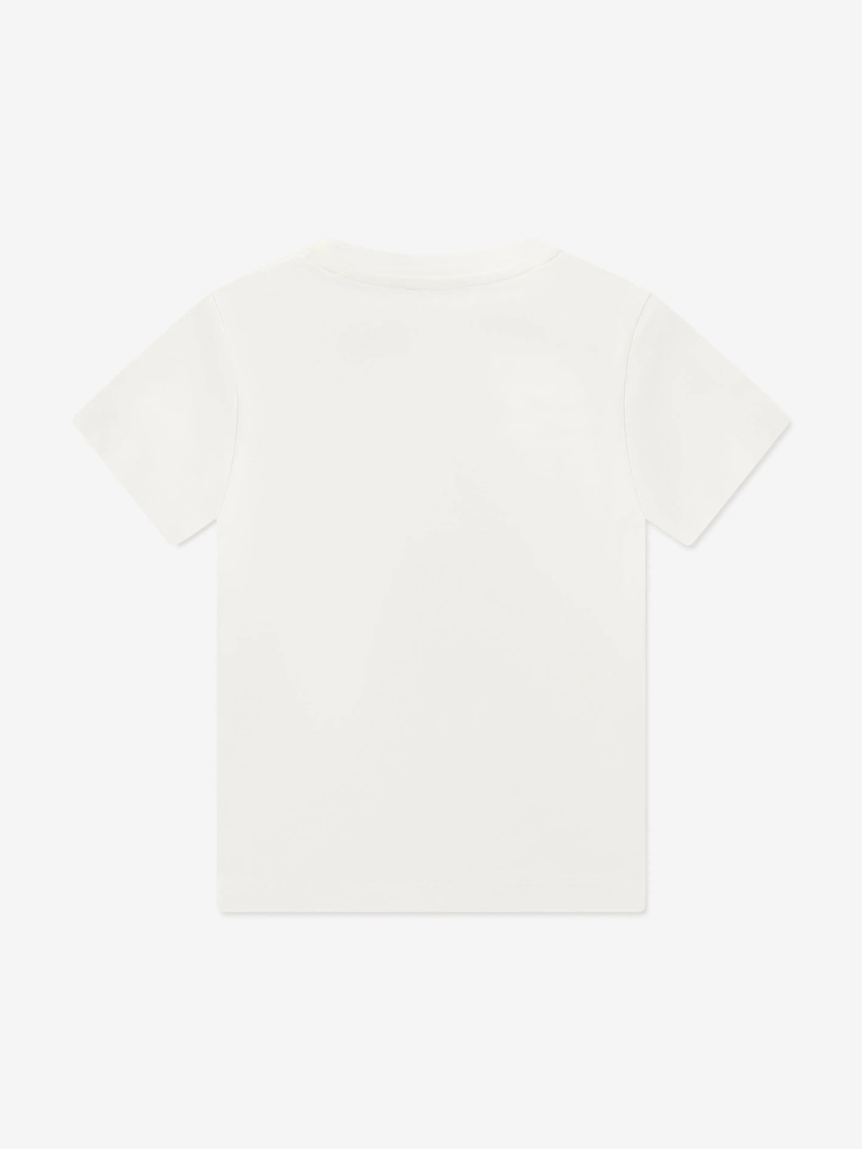 Versace Girls Glitter Medusa Logo T-Shirt in White