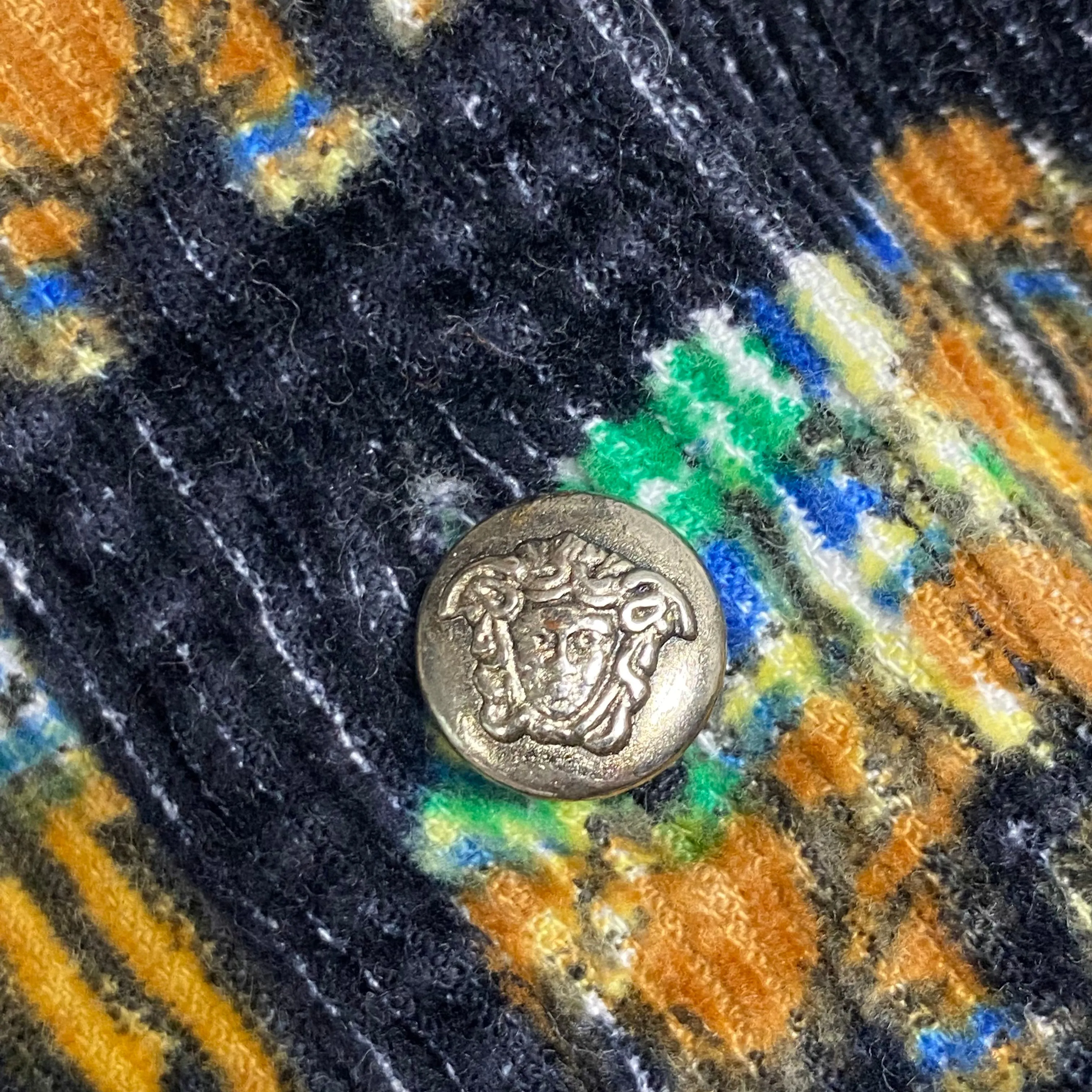 Versace VJC 90’s Corduroy Elephant Shirt - XL