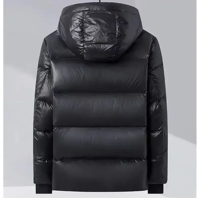 Wornell - Puffer Jacket Heren Lang met Capuchon, Dikke Isolatie, Winter Warm