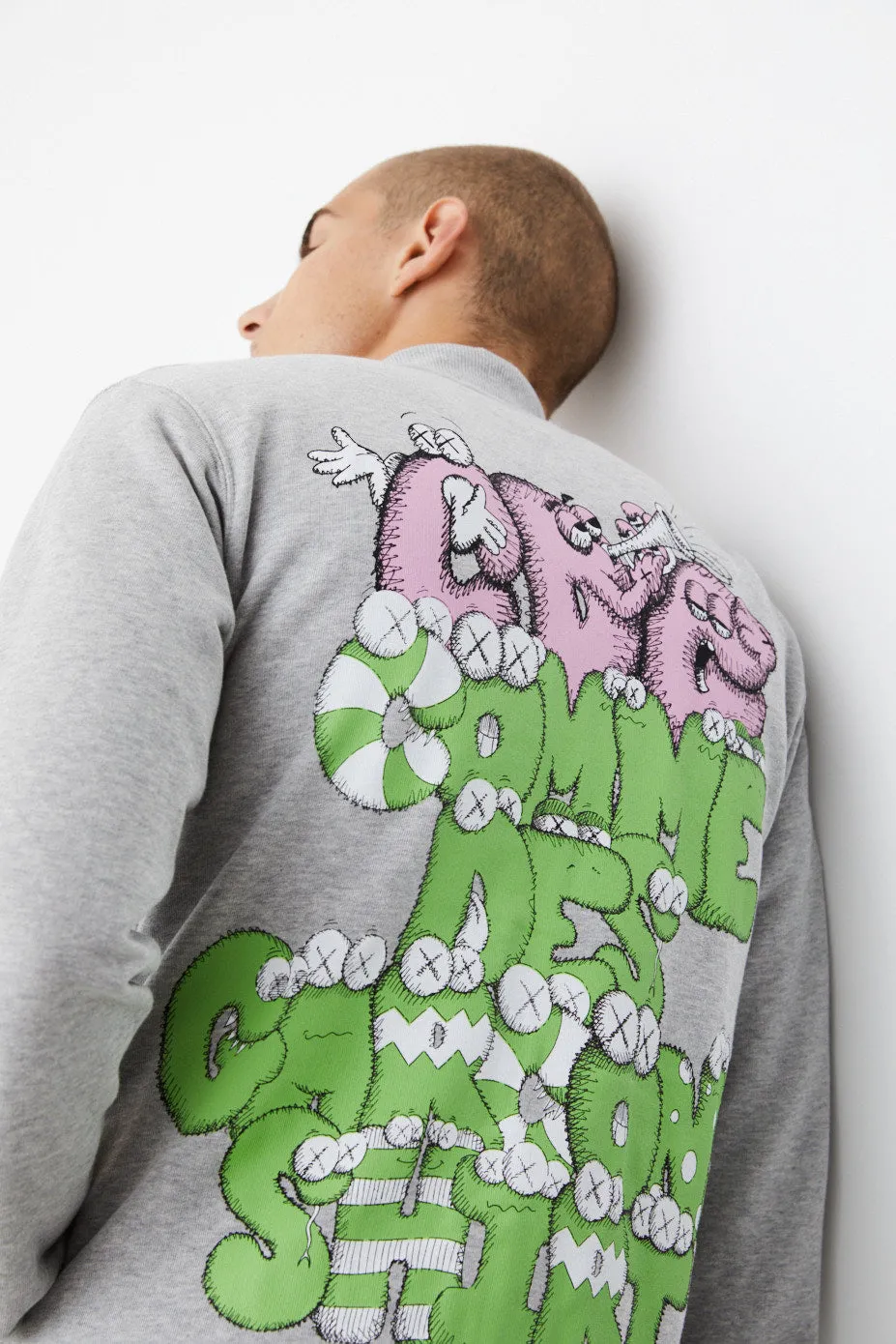 x Kaws Fleece Bomber Jacket