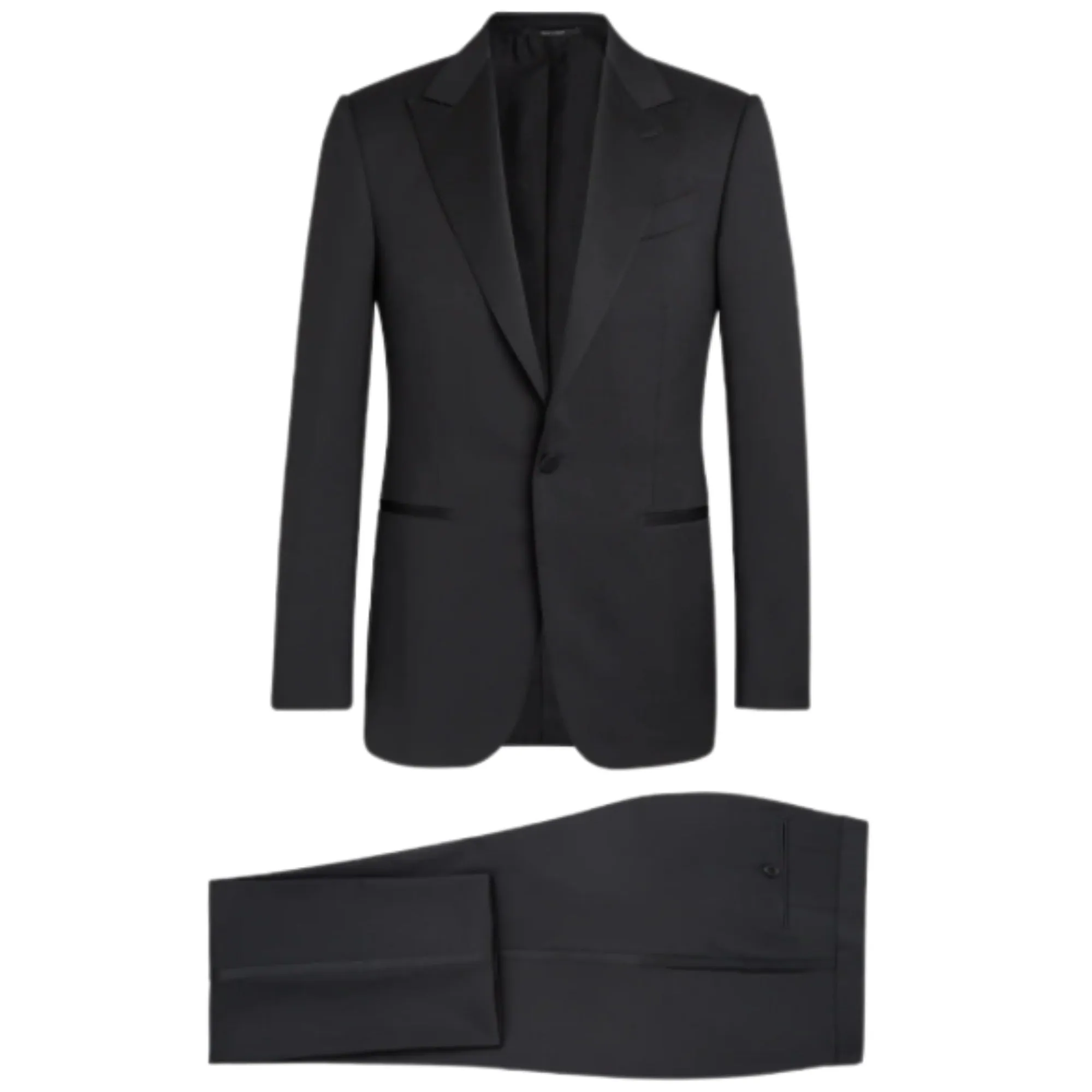 ZEGNA Wool Tuxedo Black